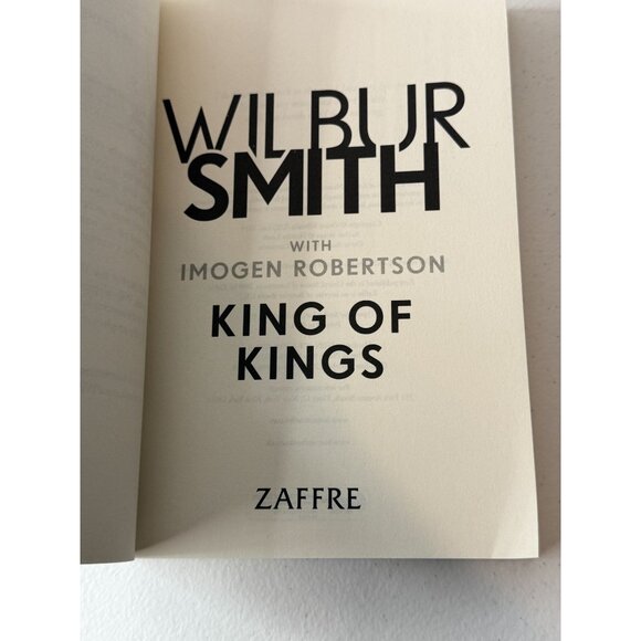 King of Kings Wilbur Smith Hardcover Historical Fiction Adventure - Picture 5 of 6